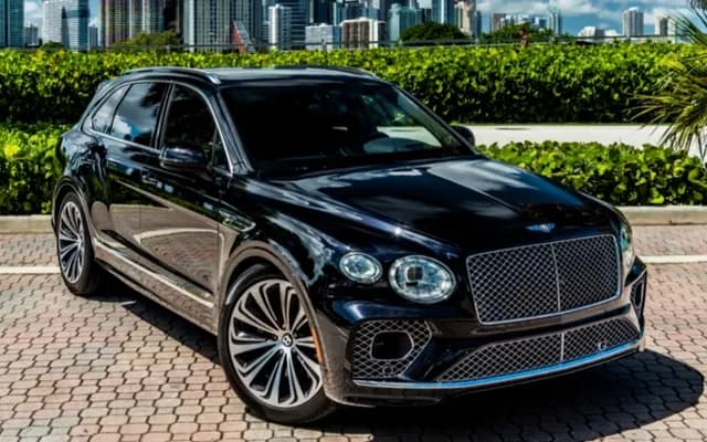 2023 Bentley Bentayga photographed outdoors for the REVANT MIAMI vehicle gallery