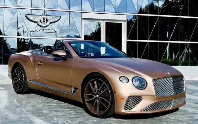 2025 Bentley GTC Mulliner photographed outdoors for the REVANT MIAMI vehicle gallery