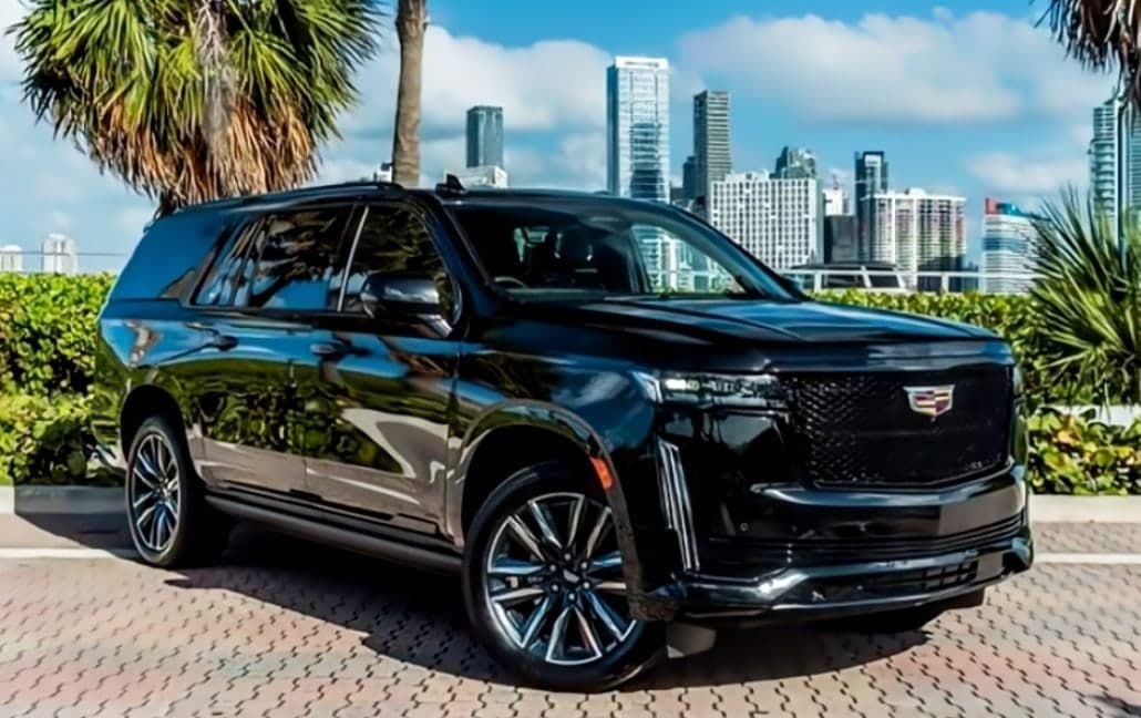 2022 Cadillac Escalade ESV in a close editorial gallery crop