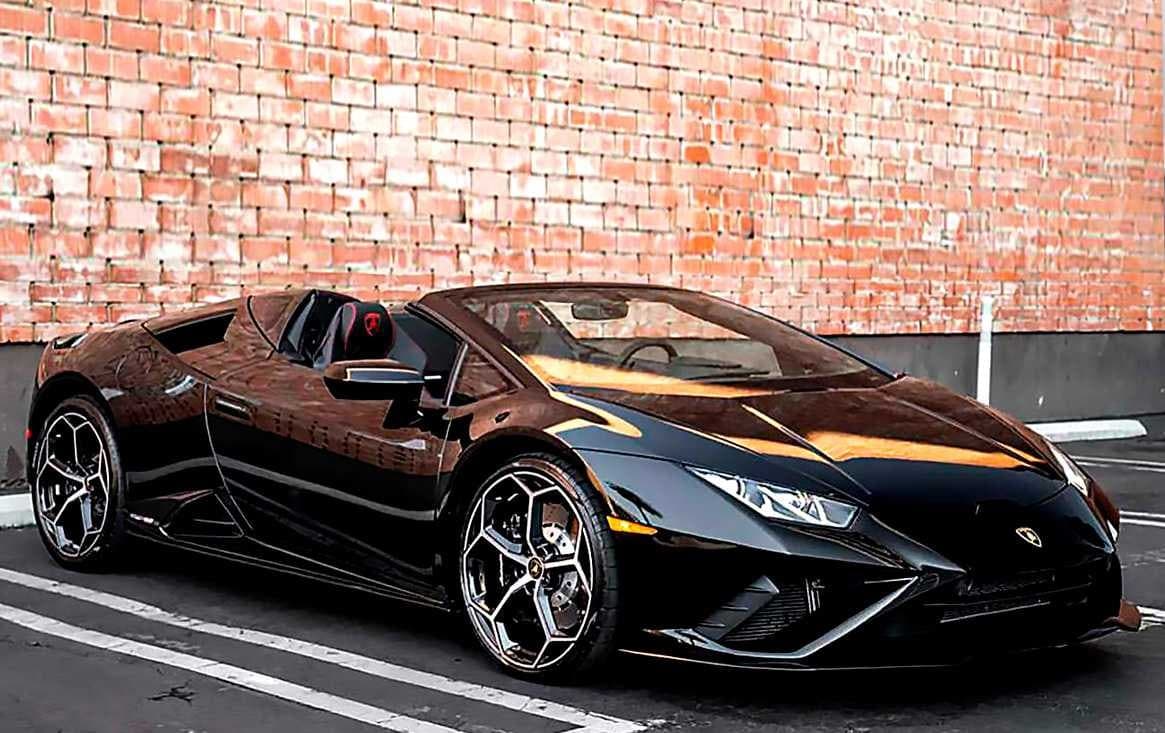 2021 Lamborghini Huracan EVO in a close editorial gallery crop