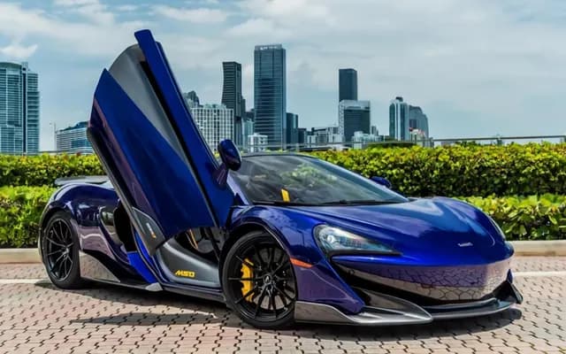 2022 McLaren 600LT photographed outdoors for the REVANT MIAMI vehicle gallery