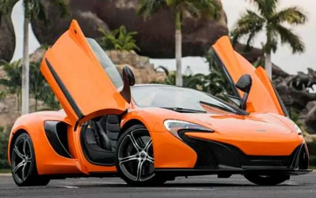 McLaren 650S Spider photographed outdoors for the REVANT MIAMI vehicle gallery