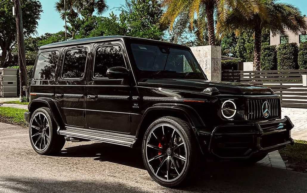 2022 Mercedes-Benz G63 in a close editorial gallery crop