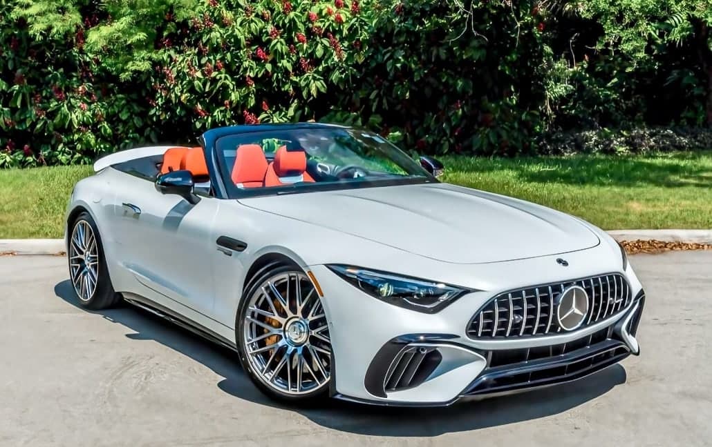 2024 Mercedes-Benz SL in a close editorial gallery crop