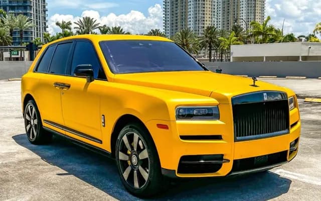 2022 Rolls-Royce Cullinan photographed outdoors for the REVANT MIAMI vehicle gallery
