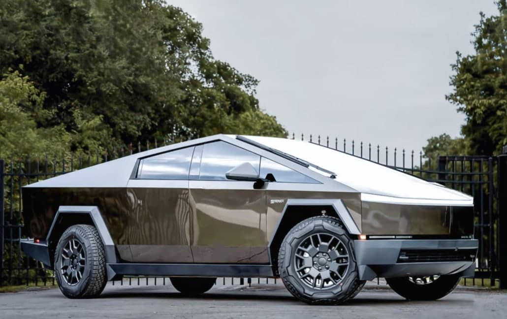 2025 Tesla Cybertruck AWD in a close editorial gallery crop