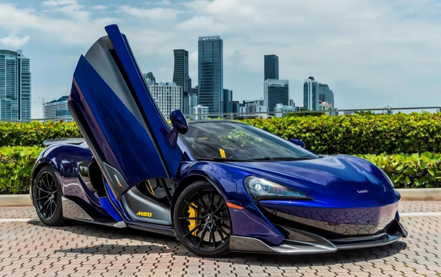 2022 McLaren 600LT available for a Miami rental request