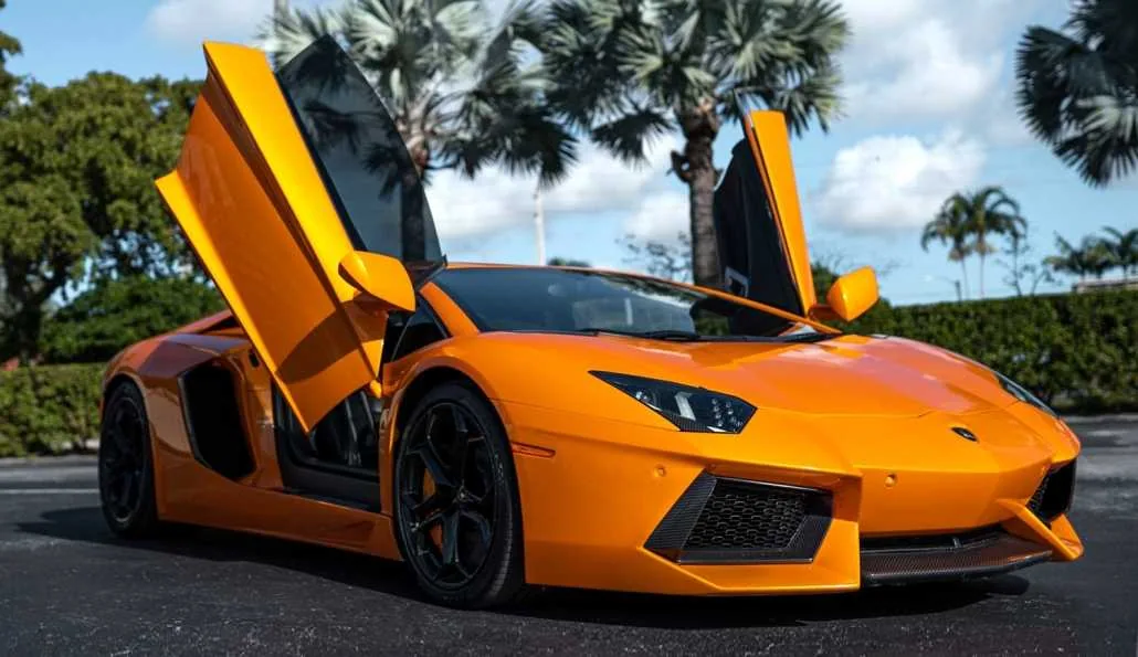Lamborghini Aventador available for a Miami rental request