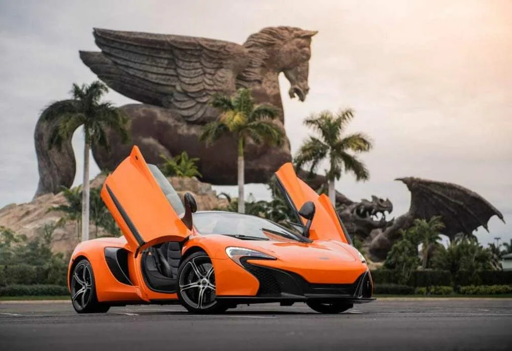 McLaren 650S Spider available for a Miami rental request