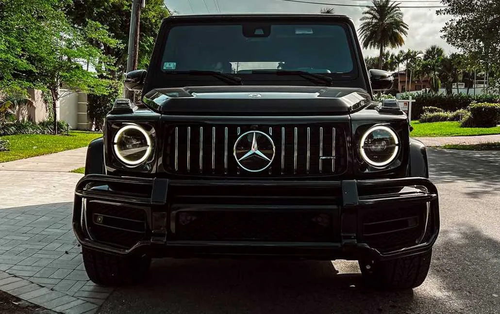 Exterior view of 2022 Mercedes-Benz G63 for a Miami drive